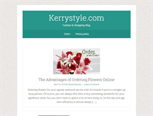 Tablet Screenshot of kerrystyle.com